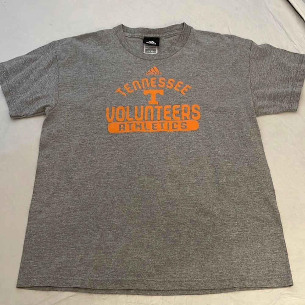 Adidas University of Tennessee gray short sleeve t-shirt with orange logo